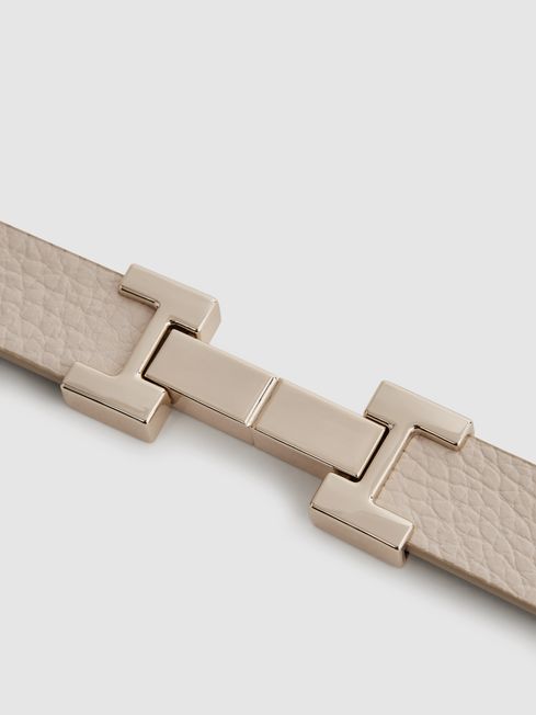 Leather Square Hinge Belt