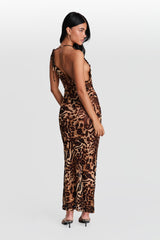 Leone Dress  Leopard Print