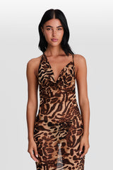 Leone Dress  Leopard Print