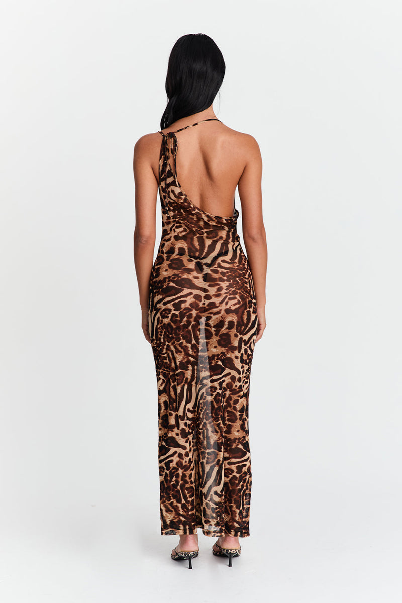 Leone Dress  Leopard Print