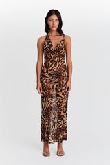 Leone Dress  Leopard Print