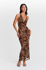 Leone Dress  Leopard Print