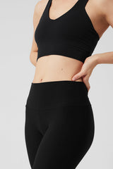 High-Waist 7/8 Highlight Legging - Black