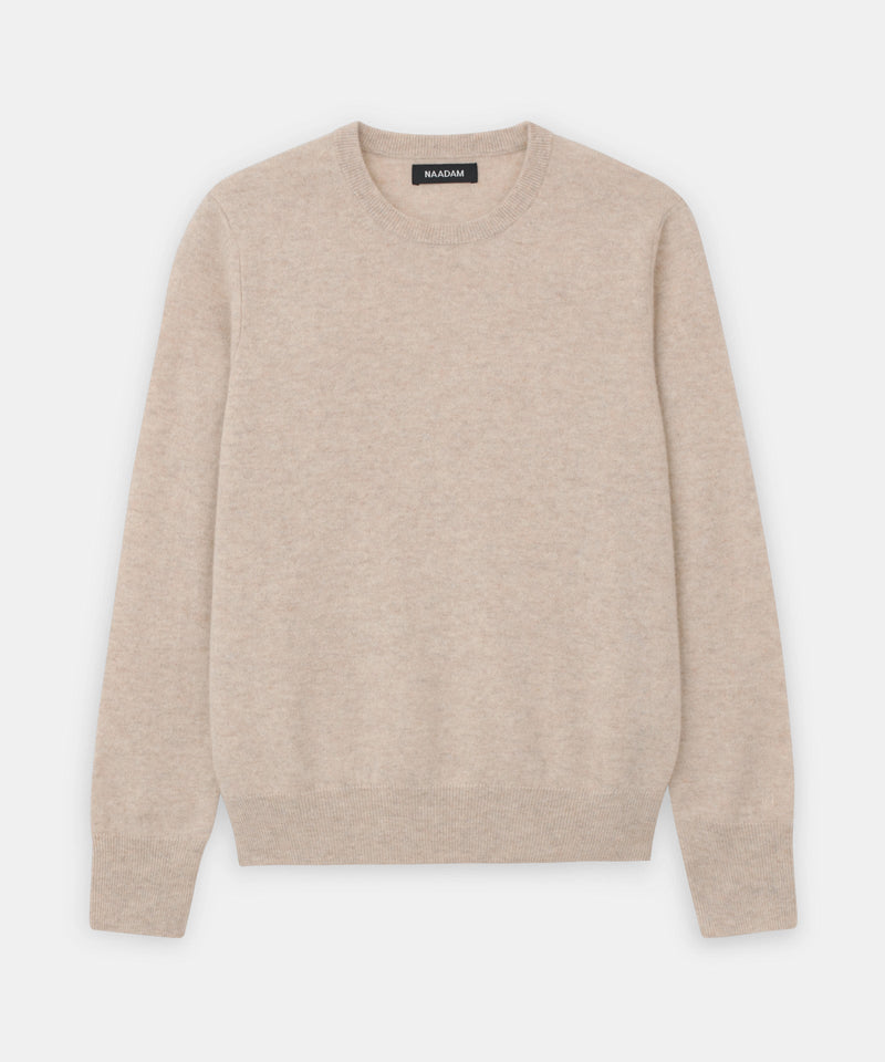 The Essential $75 Cashmere Sweater Womens Oatmeal