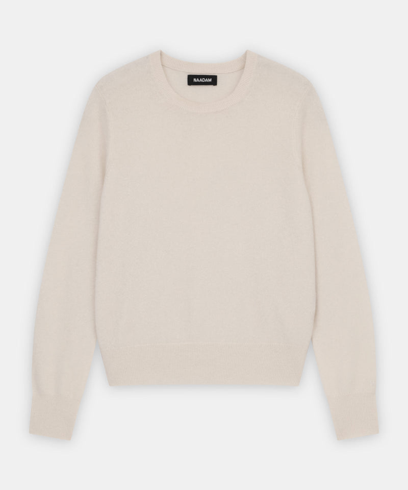 The Essential $75 Cashmere Sweater Womens  White