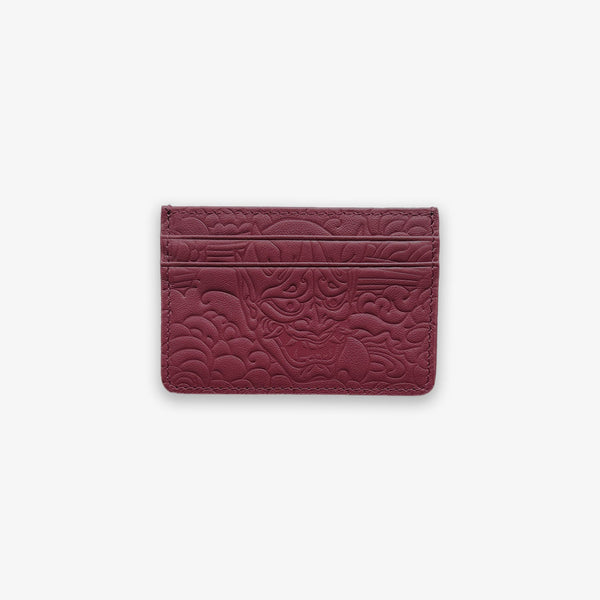 Cherry Red Oni Card Holder
