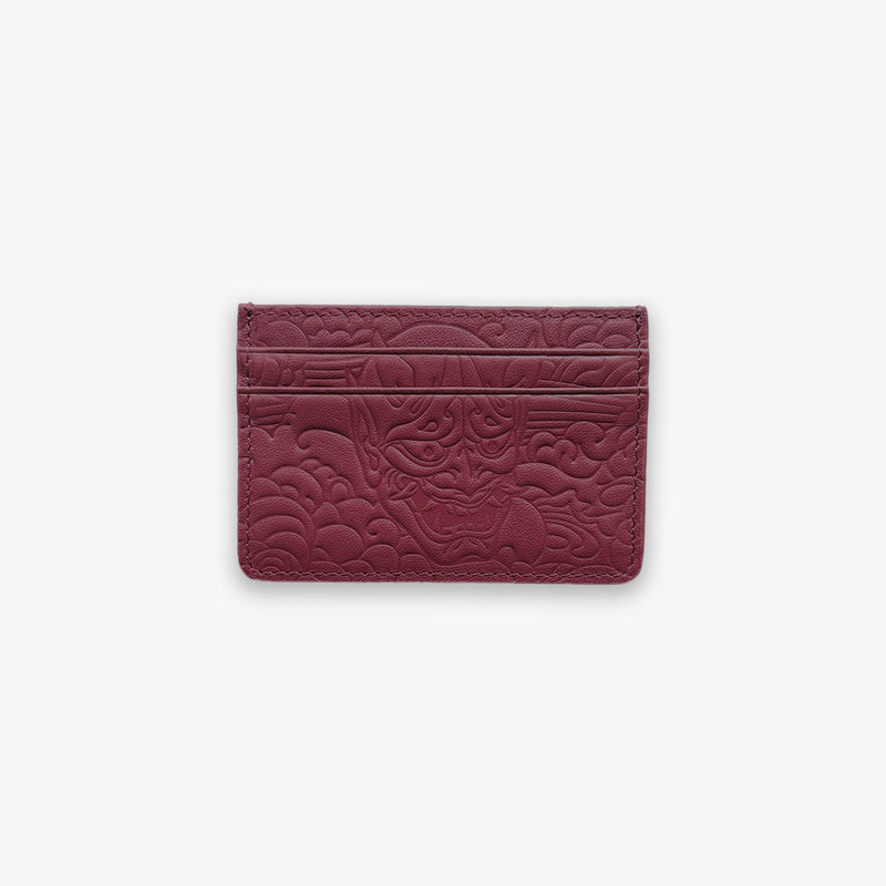 Cherry Red Oni Card Holder