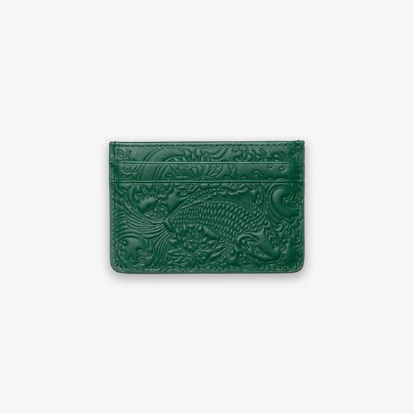 Emerald Green Koi Card Holder