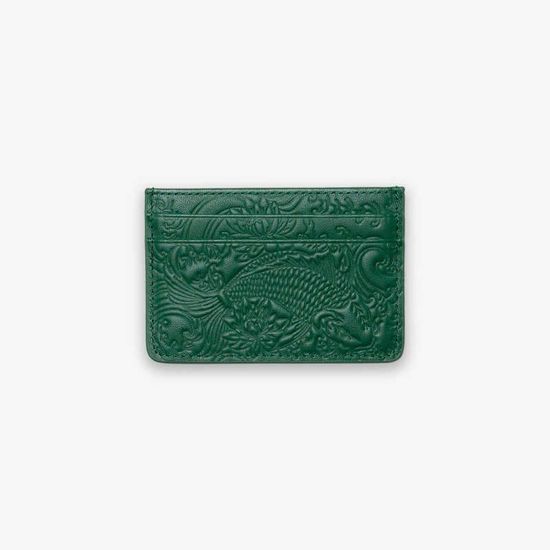 Emerald Green Koi Card Holder