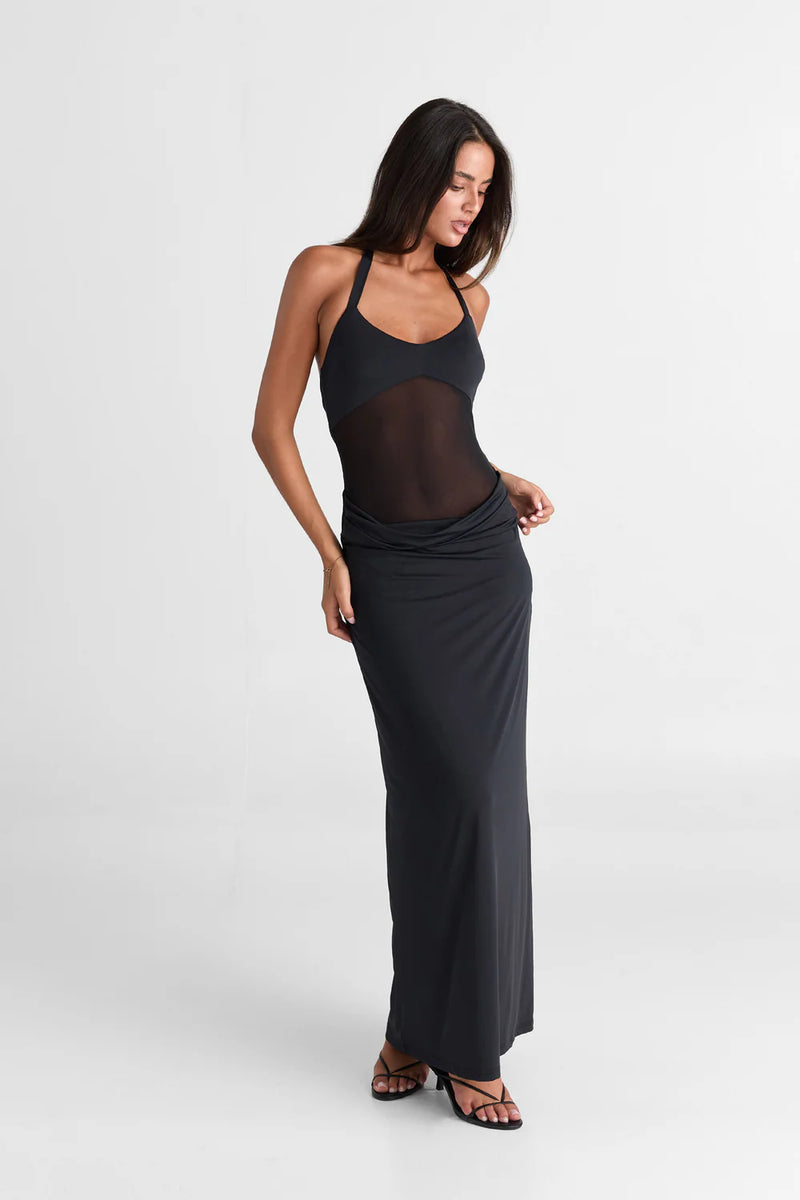 Nyra Maxi Dress – Black