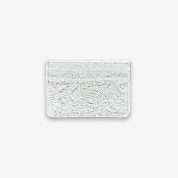 Pearl White Koi Card Holder