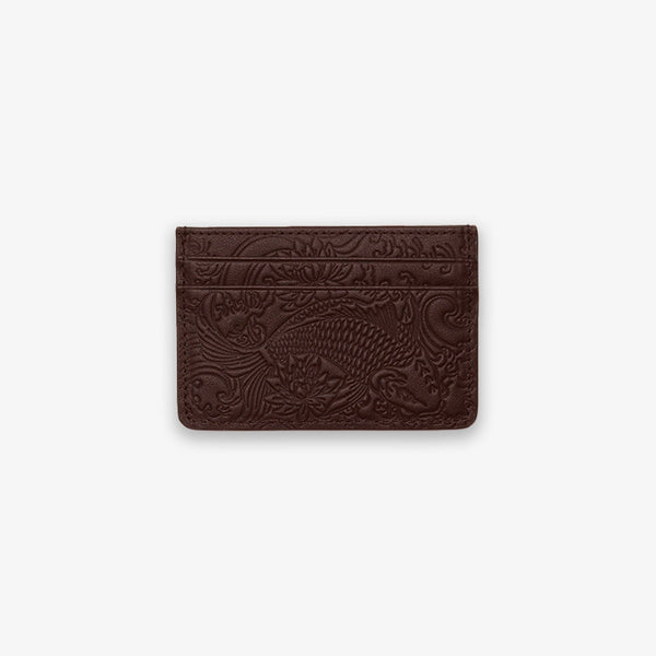 Truffle Brown Koi Card Holder