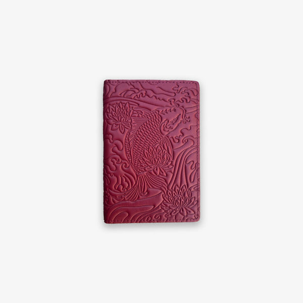 Cherry Red Koi Passport Holder
