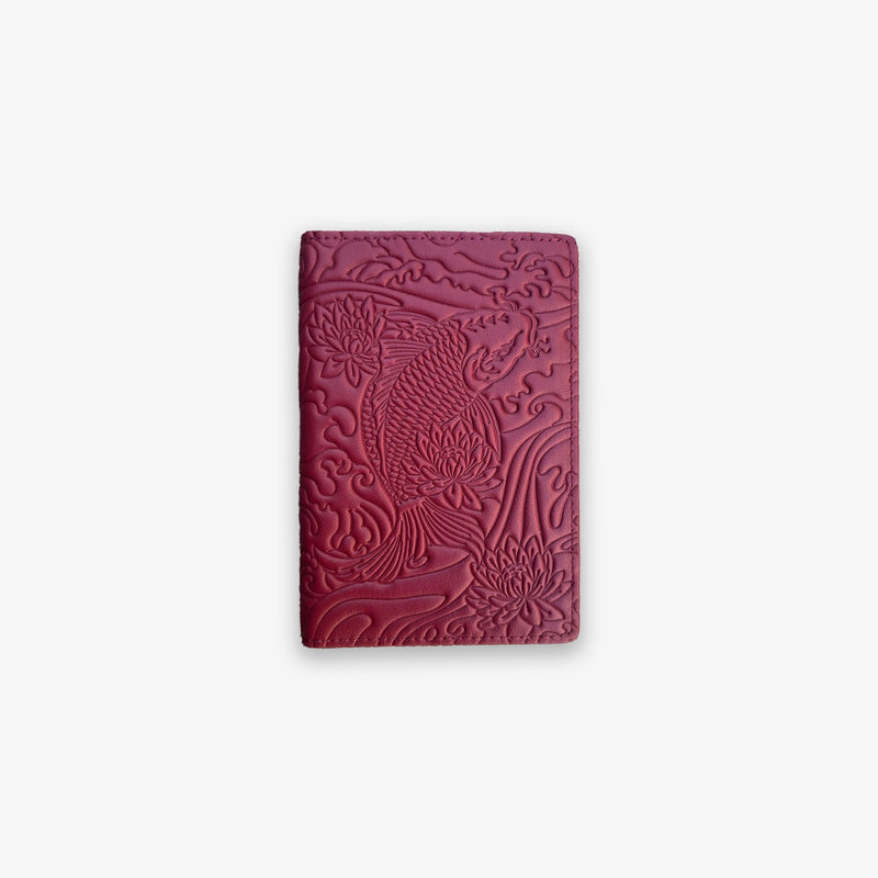 Cherry Red Koi Passport Holder